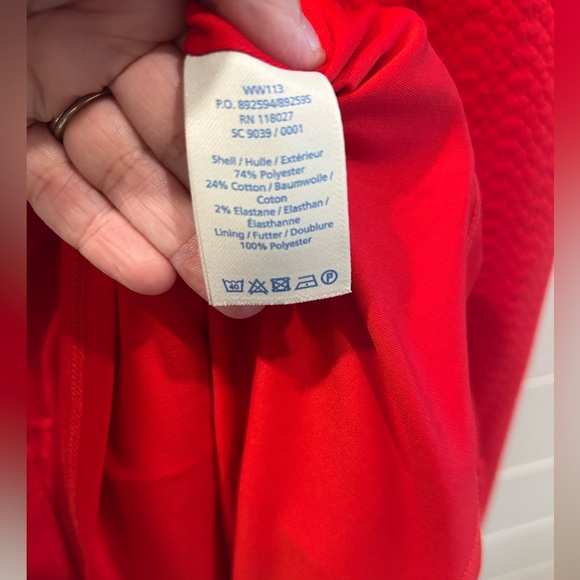 Boden Red Fit and Flare Dress Size 4R - Picture 5 of 7